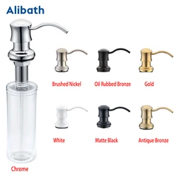 Kitchen Sink Soap Dispenser Brass Head Bathroom Soap Dispenser Manually Press Soap Dispenser Kitchen Accessories.