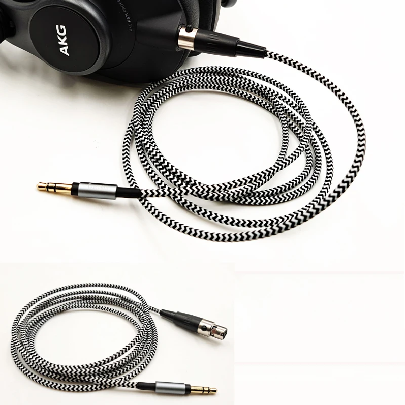 Mới Cáp Tai Nghe Cho Tai Nghe AKG Q701 K240S K271 K371 DT1990pro HDJ-2000 H118 Độ Tinh Khiết Cao 6N 0FC 99.999% XLR Oxy giá Rẻ Cáp Đồng