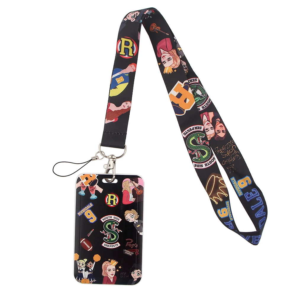 LX633 TV Series Lanyard Neck Strap Rope For Mobile Cell Phone ID Card Badge Holder With Keychain Keyring Gift