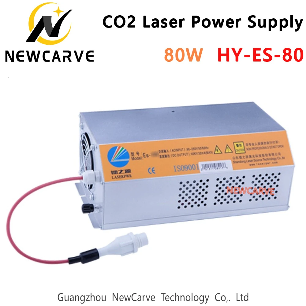 

HY-ES80 Laser Power Supply 80W 100W For CO2 Laser Engraving And Cutting Machine NEWCARVE