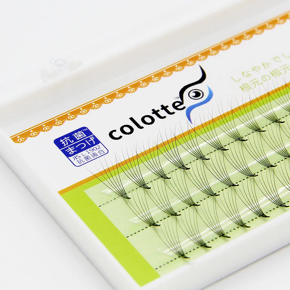 Natural Long Black Individual Eyelashes Extension 6D Professional Makeup Russian Volume Cluster Eyelash Faux False Lash Bunche