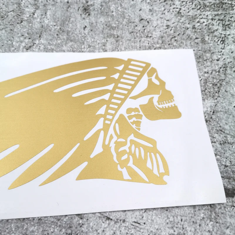 Motorcycle Gas Fuel Oil Tank Skull Decal Sticker For Indian Challenger  Chief Dakota Roadmaster Roadster Springfield FTR