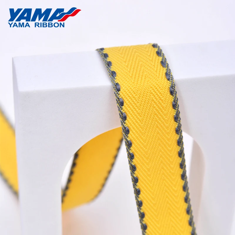 YAMA-Double Twill Stitch Ribbon, DIY Flower Package, Hair Ornaments, Party Decoration, 9mm, 19mm, 25mm, 38mm, 100Yards/Roll