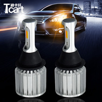 Tcart Car LED COB PY21W BAU15S T20 7440 DRL Front Turn Signals Lights Dual Color T25 3157 P21w W21w P21w Py21w