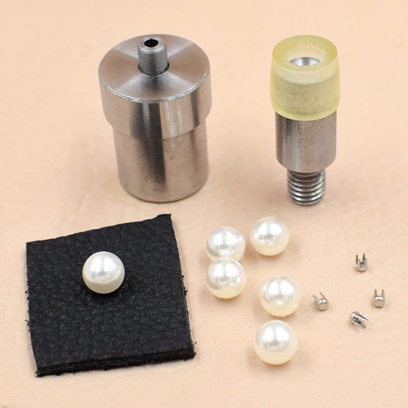 Non-porous pearl buckle, rivet, hand press mold, shoe bag, apparel decoration, rivet, shoe repair accessories