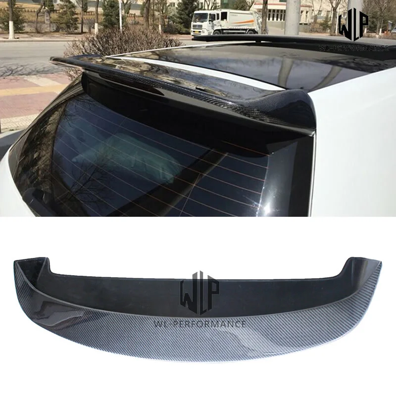 High Quality Carbon Fiber Rear Roof Spoiler Top Wings Car Styling for Volkswagen Golf 7 Only Car Body Kit 2014-2016