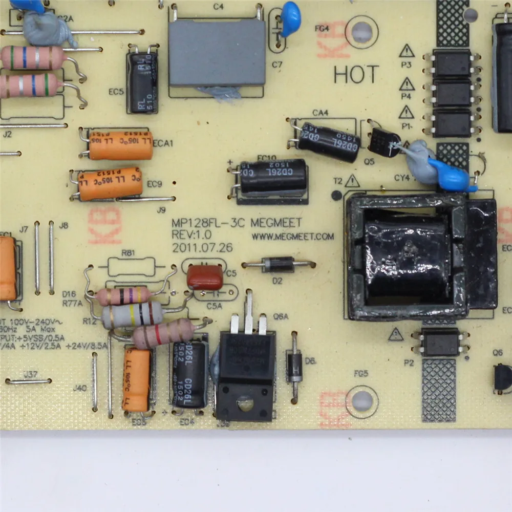 MEGMEET MP128FL-3C Original Power Supply Board For TV Power Supply Card Professional Test Board Power Card MEGMEET MP128FL 3C