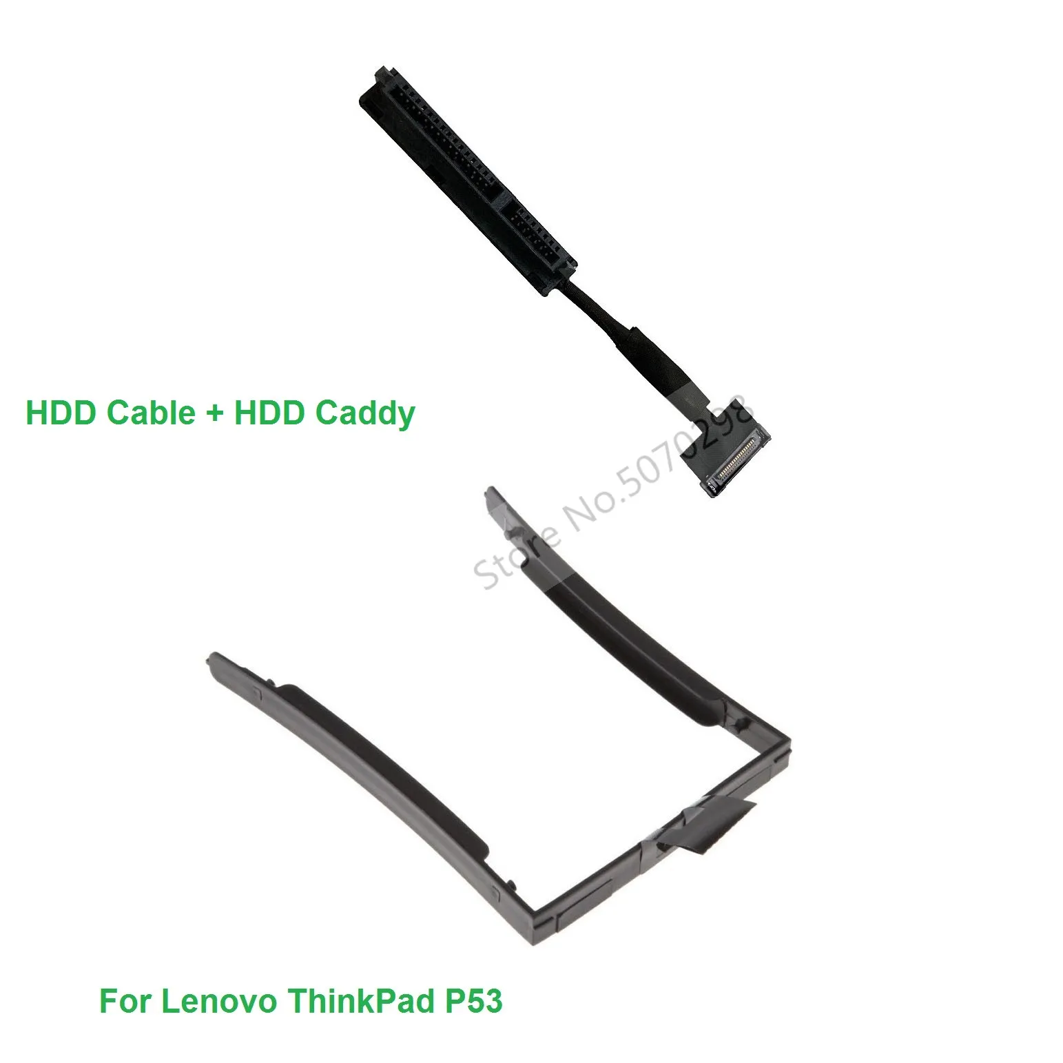 2.5 "SATA Hard Drive Caddy Tray HDD SSD connettore del cavo vassoio del telaio per Lenovo ThinkPad P53 FP530 Mobile workstation