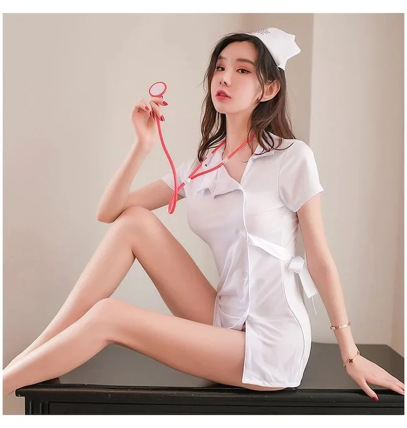 ملابس داخلية مثيرة زي الممرضة زي ملابس نوم للإغواء ملابس نوم بيبي دول مثيرة ملابس نوم مثيرة للإباحية ملابس جنسية للنساء