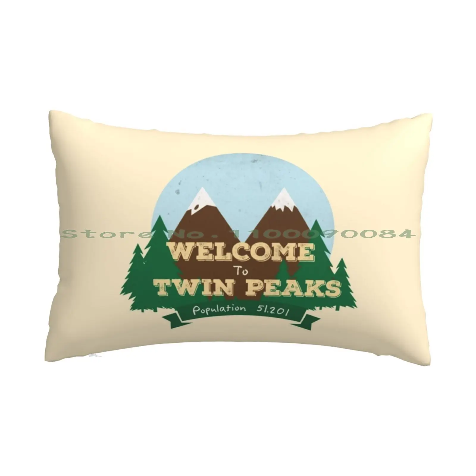 Welcome To Twin Peaks Pillow Case 20x30 50*75 Sofa Bedroom Twinpeaks _ Tpapproved Welcome To Twin Peaks Dale Cooper Tv Shows Tv