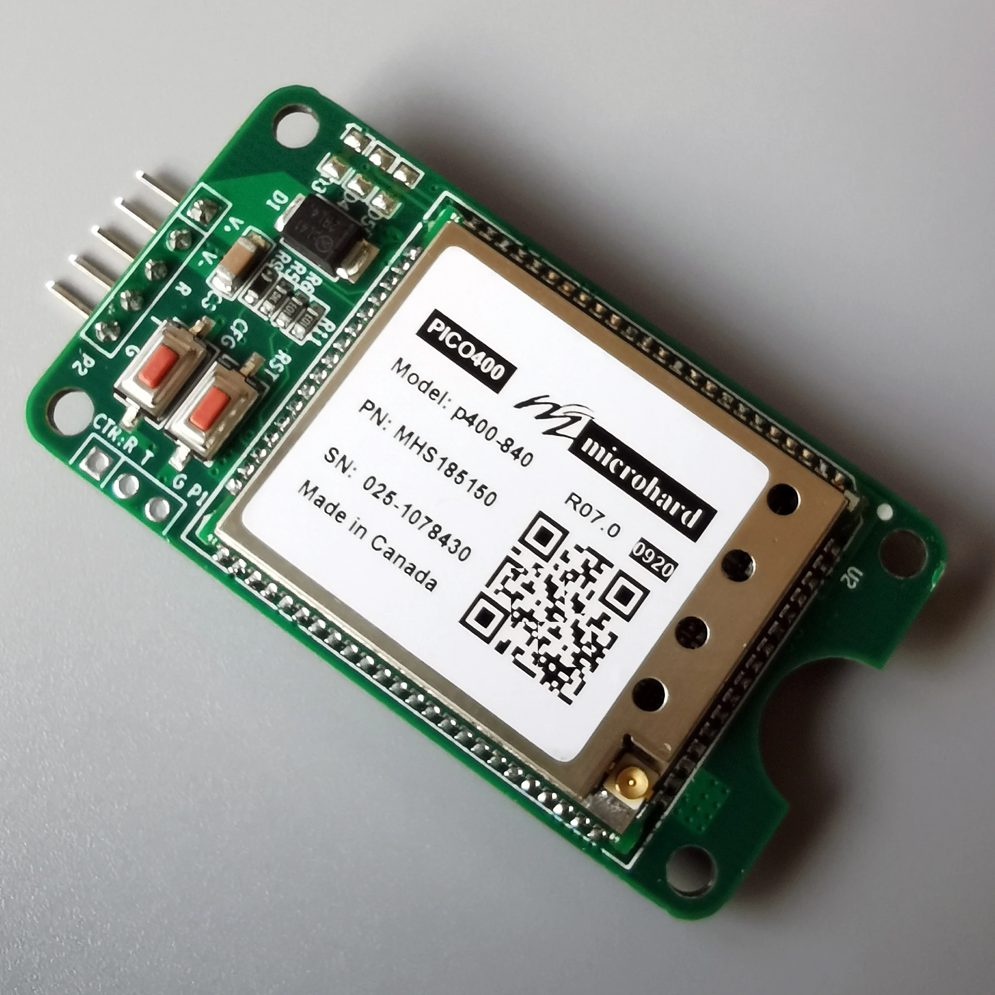 

Microhard P400-840 Wireless module 840-845mhz 1W frequency hopping 2W fixed frequency 100 km class