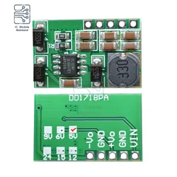 DC Step Up Board, DC 3-18V à ± 5V/6V/9V/12V/15V/24V, Boost Converter, Power Supply Tech, Positive, Négative, Voltage Converter