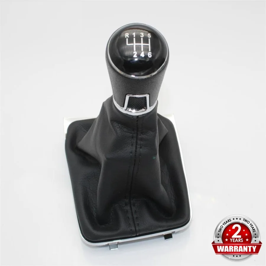 For VW Golf 7 A7 MK7 TDI Variant 2013 2014 2015 2016 2017 CarStyling 6 Speed Car Gear Stick Shift Knob With Leather Boot