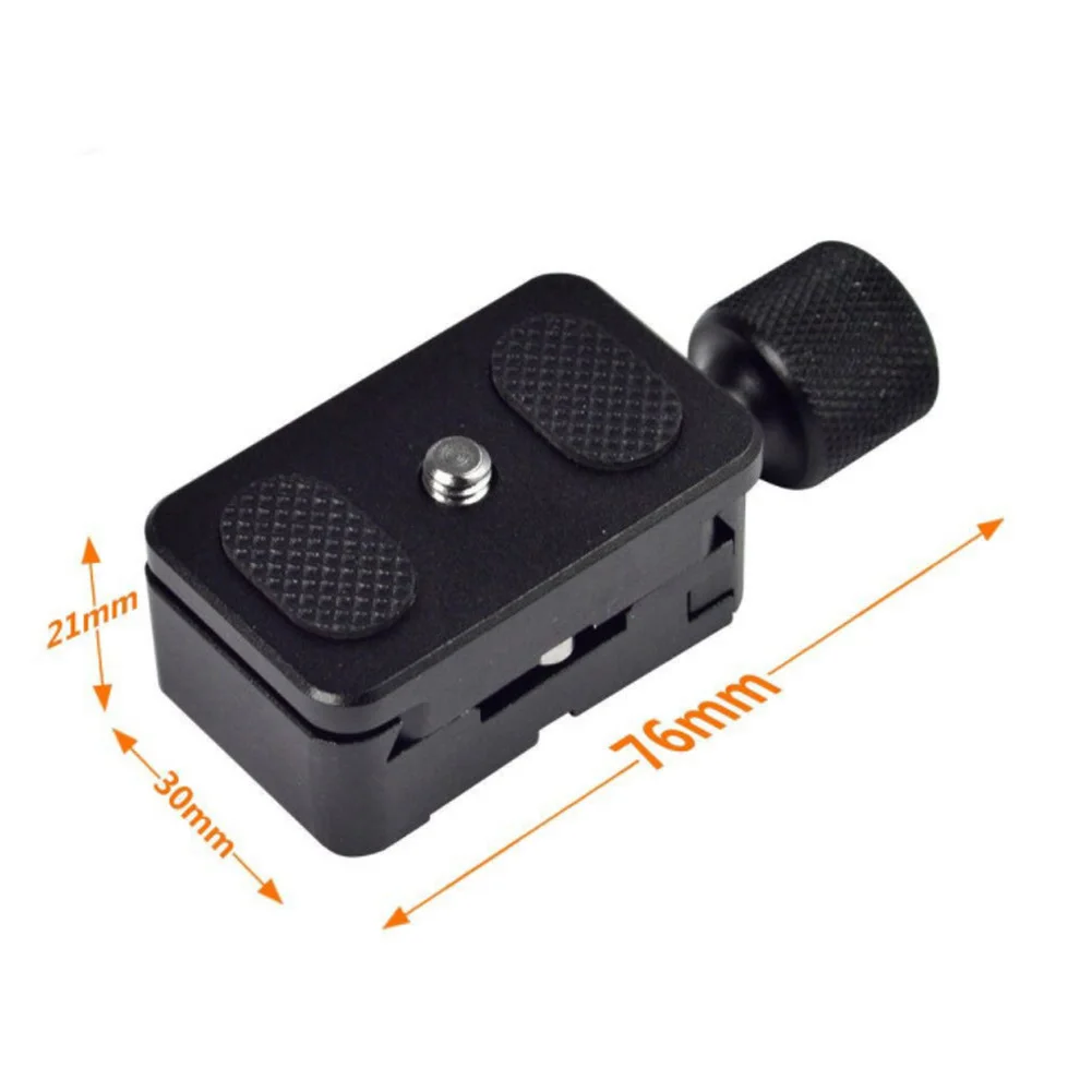 Camera 1/4 Mount Quick Release Plate Camcorder Tripod Monopod Ball Head Clamp Adapter Stabilizer Tripod Bracket Aluminium