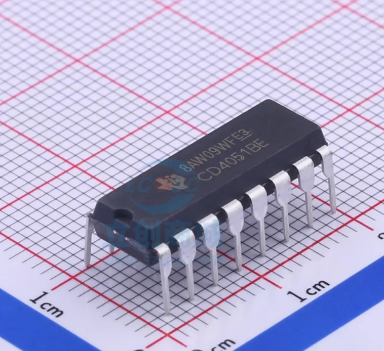 CD40Laqué CD4051 DIP-16 Neuf et Original, 1 Pièce/Lot