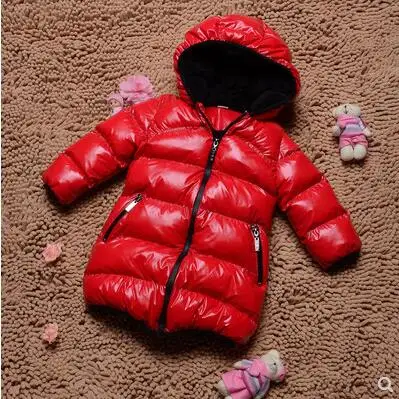 Jaqueta acolchoada de algodão infantil, casaco grosso de inverno, parka para meninos e meninas