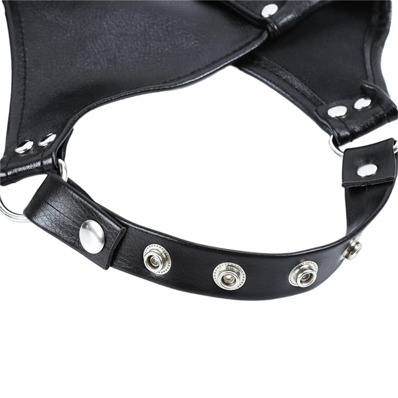 BDSM Gay Sexual Chest Leather Harness Strap Feisth Men Chest Bondage Crop Tops Rave Gay Body Harness Belts for Men