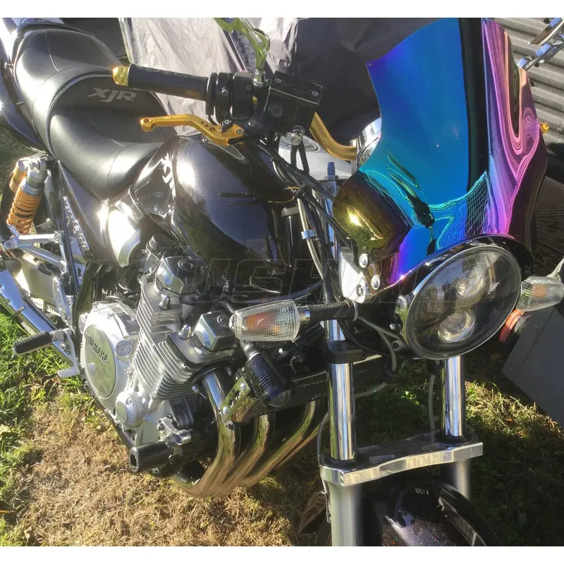Parabrisas O Protector De Faro Para Yamaha YBR 125 Desde 2014 - Modelo 2014-2017, Transparente, Reemplazo