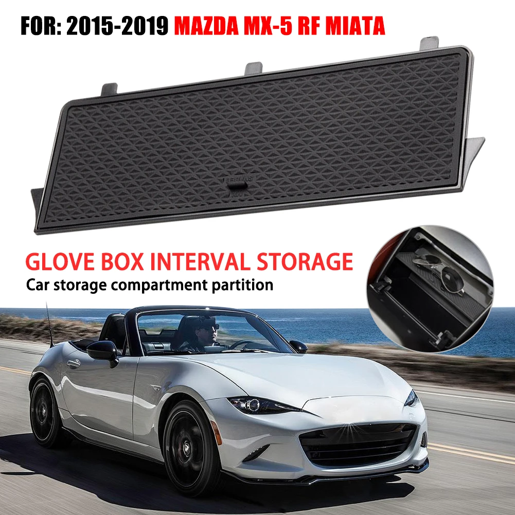 Car Center Console Organizer Glove Box For Mazda MX-5 RF MIATA 2019 Organizers ABS Plastic Storage Glove Box Car Accessories