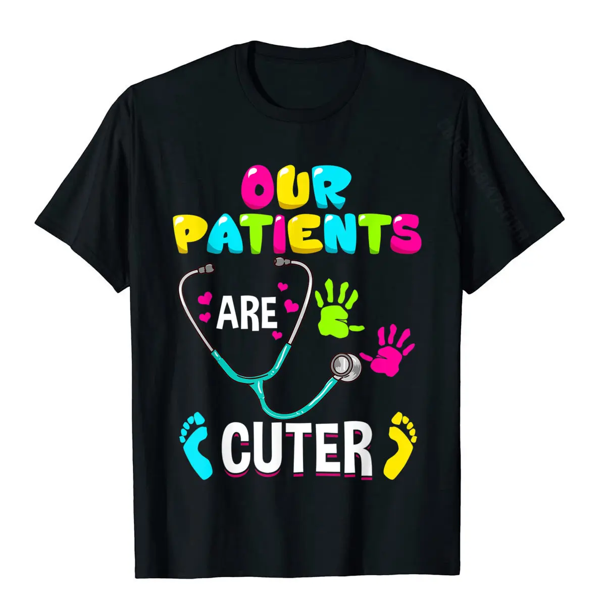 Funny Pediatric Nurse Hospital Staff Nursing Gift Idea T-Shirt Tops T Shirt Cheap Casual Cotton Men T Shirts Casual