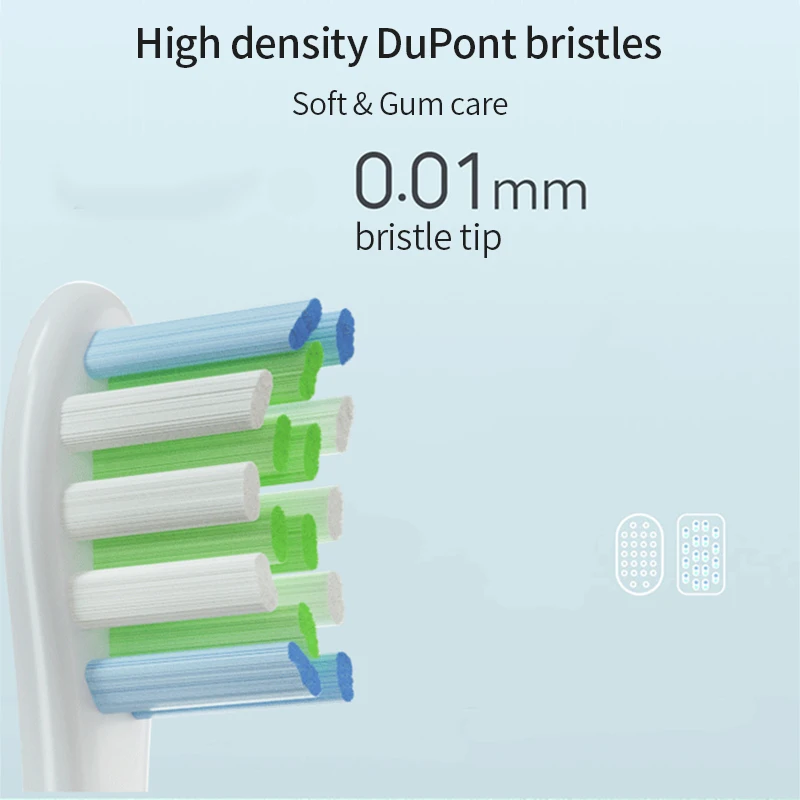 استبدال رأس فرشاة متوافق مع فرشاة الأسنان الكهربائية أوكلين الحساسة لينة شعيرات فرشاة أسنان رؤساء اللثة العناية العميقة
