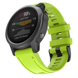 Anbest 20mm pulseira de relógio para fenix 6s 6s pro 5S silicone pulseiras substituição para fenix banda