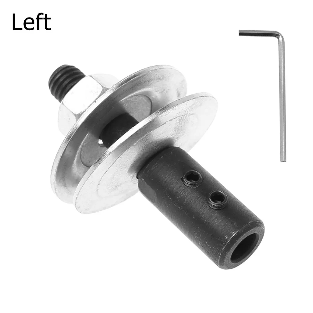 Left /Right Spindle Adapter Polishing Machine Motor Parts Shaft Bench Grinder Grinding Wheel Connecting Rod Power Tool Accessory