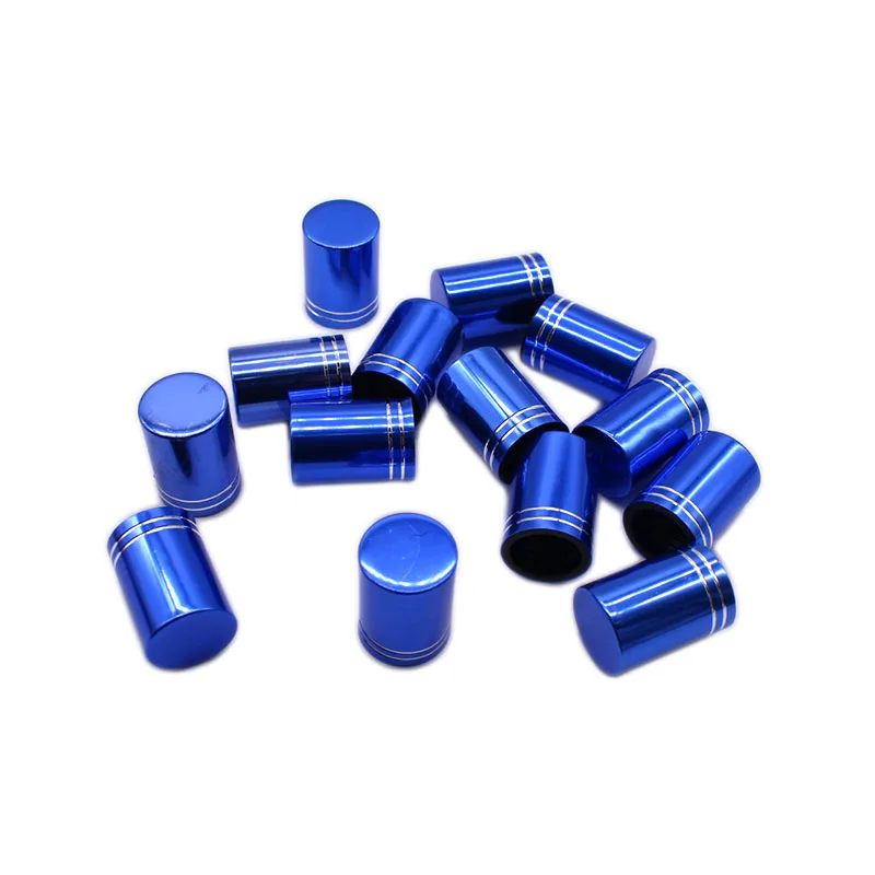 Bunte Kappe Metall Lip für Wimpern Extensions Kleber Verpackung Flasche Wachstum Flüssigkeit Verpackung Container Make-Up-Tools Schönheit Shop