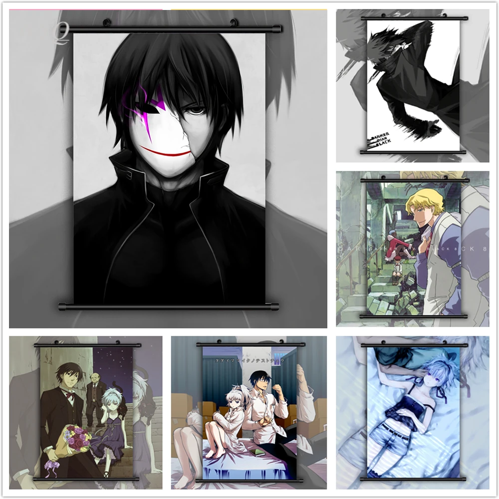 Darker Than Black Anime Decor Paintings Wall Poster Anime Posters Canvas Painting Wall Decor Poster Wall Art Picture Home Decor