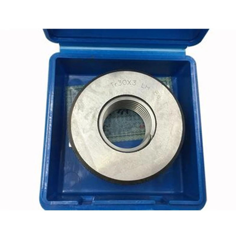 Imagem -04 - tipo Parafuso Rosca Anel Calibre Tr12 Tr14 Tr16 Tr18 Tr20 Tr22 Tr24 Tr26 Tr28 Tr30 Tr32 Trapezoidal o Gage go Nogo Ferramenta de Medição t