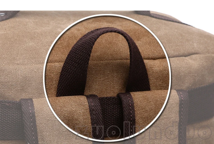 Männer Rucksack Vintage Leinwand Rucksack Schule Tasche männer Reisetaschen Große Kapazität Rucksack Laptop Rucksack Tasche Rucksack – Detail 25