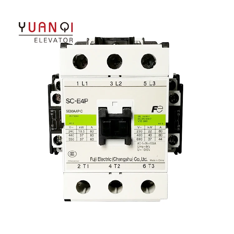 

SC-E4P Electromagnetic FUJI Elevator Contactor 50Hz 220VAC