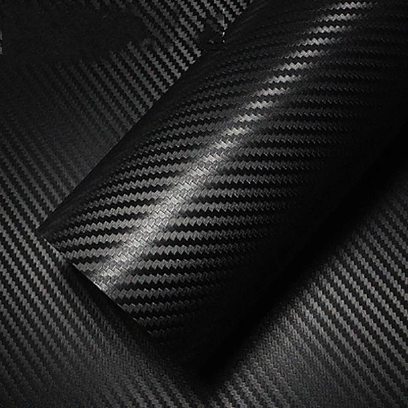 30cmx127cm 3D Carbon Fiber Vinyl Car Wrap Sheet Roll Film Car Stickers and Decal Motorcycle Auto Styling Accessories Automobiles