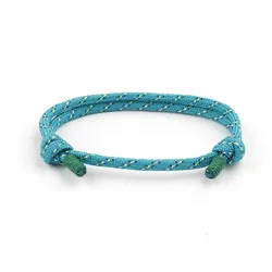 Simple Style Paracord Bracelet Men Sliding And Adjustable Braclet Nautical Braslet Emergency Rescue Survival Brazalete Pulseria