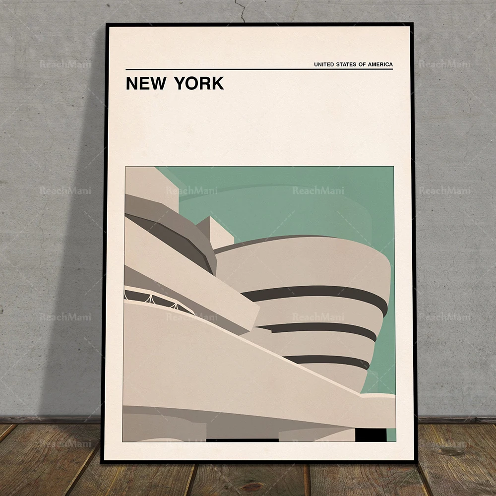 Affiches de New York، affiches de voyage du middle du ciccle، musées، antiquidades، affiches de voyage.