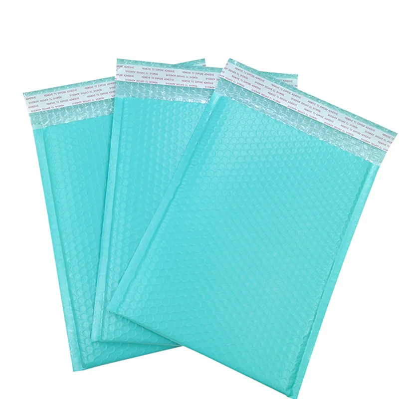 20/50Pcs Bubble Mailer Pink Poly Shipping Envelopes Bubble Shipping Bags Mailer Mailing Bags Padded Envelopes Packaging Teal