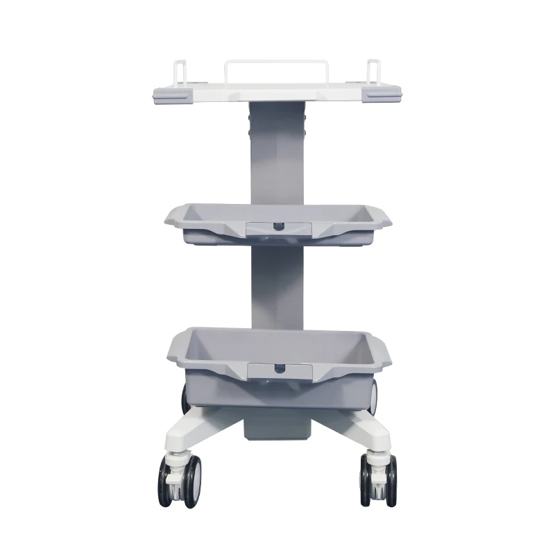 

Hospital Mobile Medical Trolley with Drawers Patient Cart