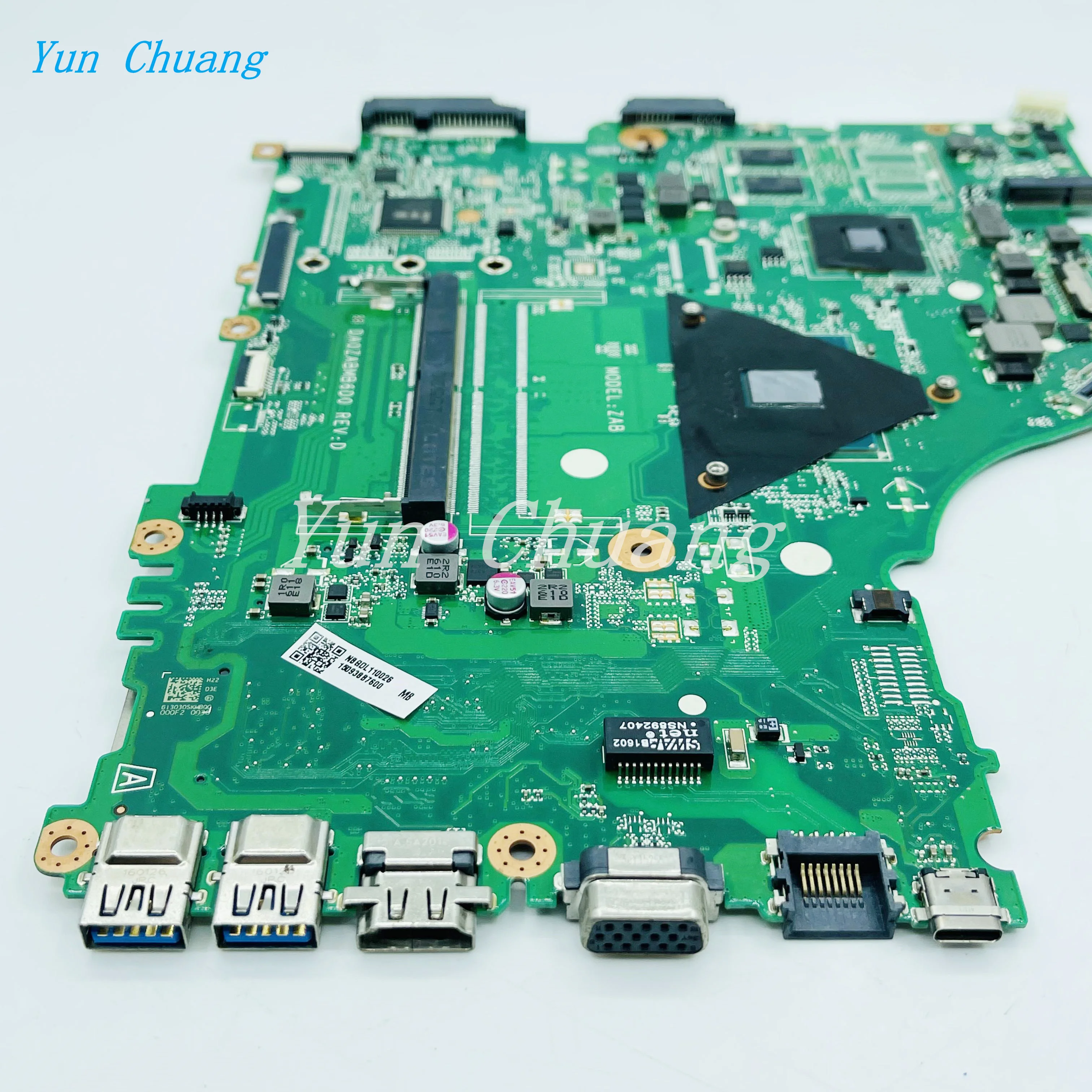 Imagem -03 - Mainboard para Acer Aspire E5523 E5-523g Computador Portátil Placa-mãe Nbgdl11002 com A9-9410 Cpu 2gb Gpu Ddr4 Da0zabmb6d0 Da0zabmb6e0