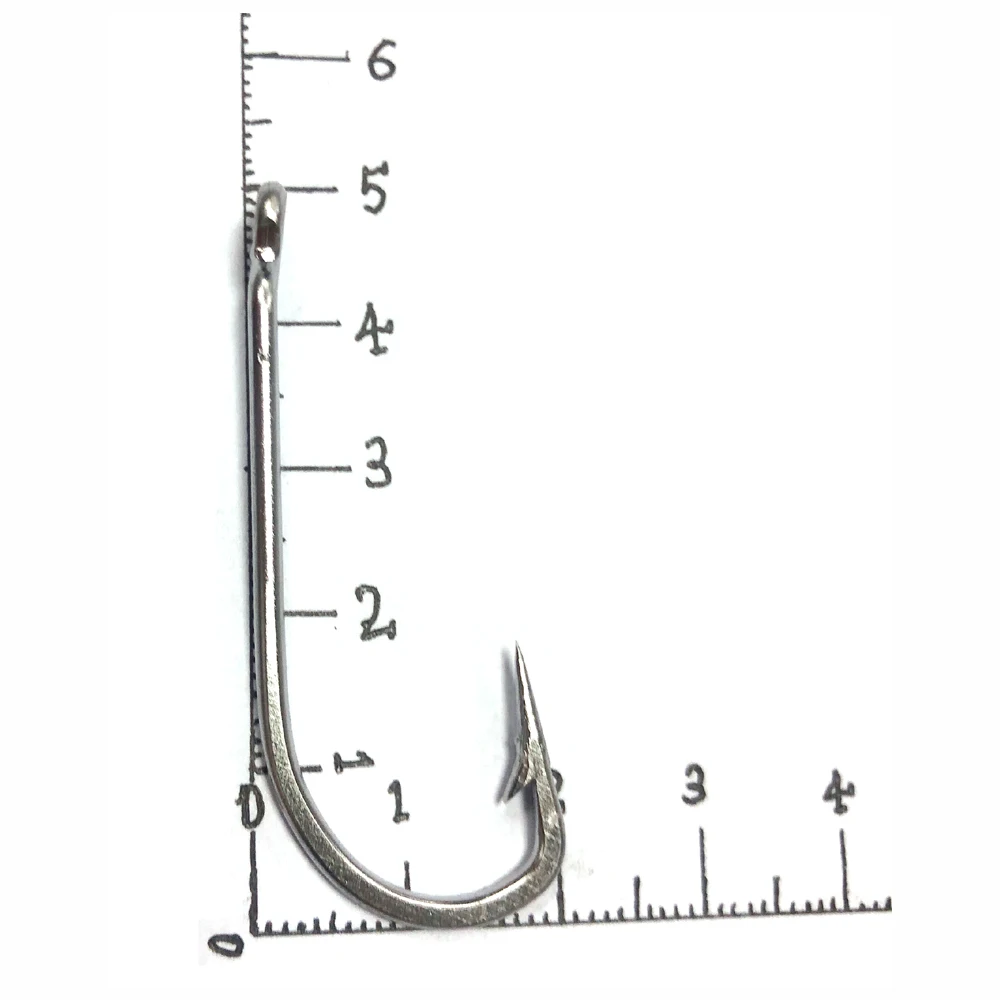 CN04 4/0 80pcs Mustad Fish Hook Stainless Steel O\'shaughnessy Fishing Hook Jigging Hooks For Fishing