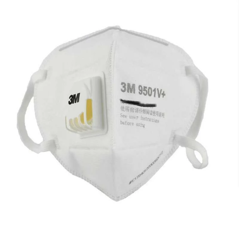 6pcs/15pcs/25pcs 3M 9501V+ respiratory Face Masks Anti haze PM2.5 Filter Head mounted Cool Flow Valve Breathable Safety mask