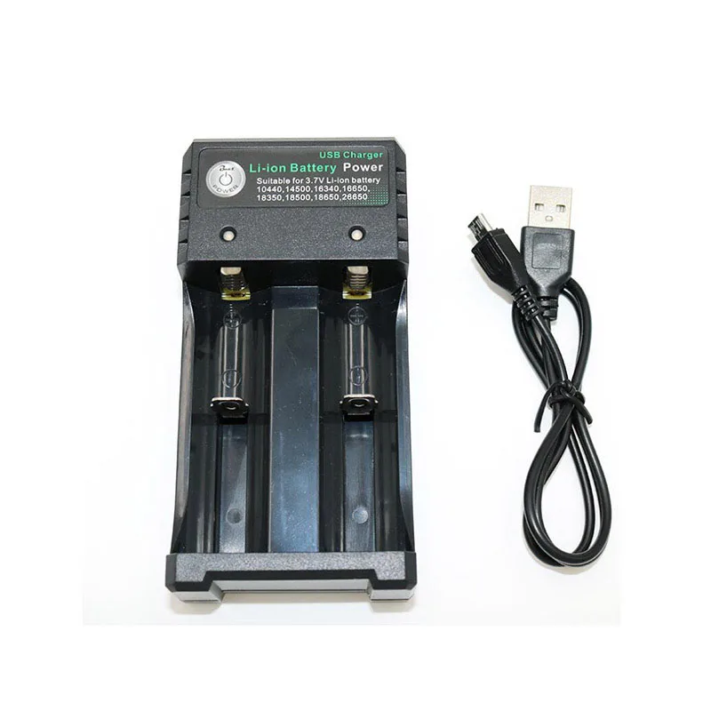 USB Rechargeable Battery charger 18650 14500 AA  AAA 1.2V 3.7V Li-ion Fast 1/2/3 port Slot 18350 Batteries charging T1