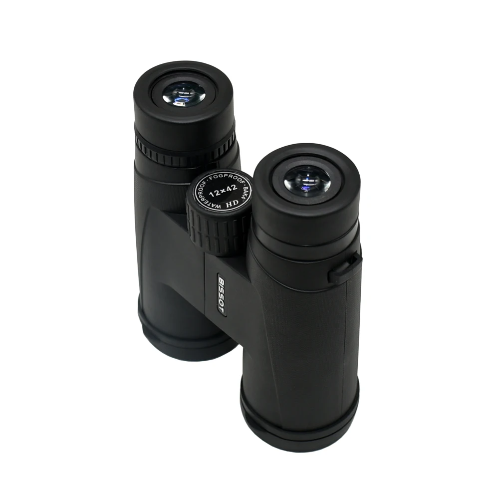 High Power HD 10x42/12X42 Binoculars Telescope Tourism  Telescope Bak4 Prism Professional Hunting Outdoor Birthday Gift