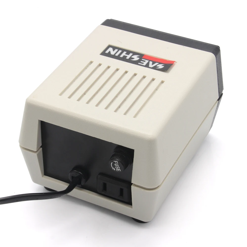 darmowy zestaw wierteł do zdobienia paznokci 35000 obr./min mikrosilnik szczotkowy Strong 204 mocna rękojeść 102L wtyczka EU