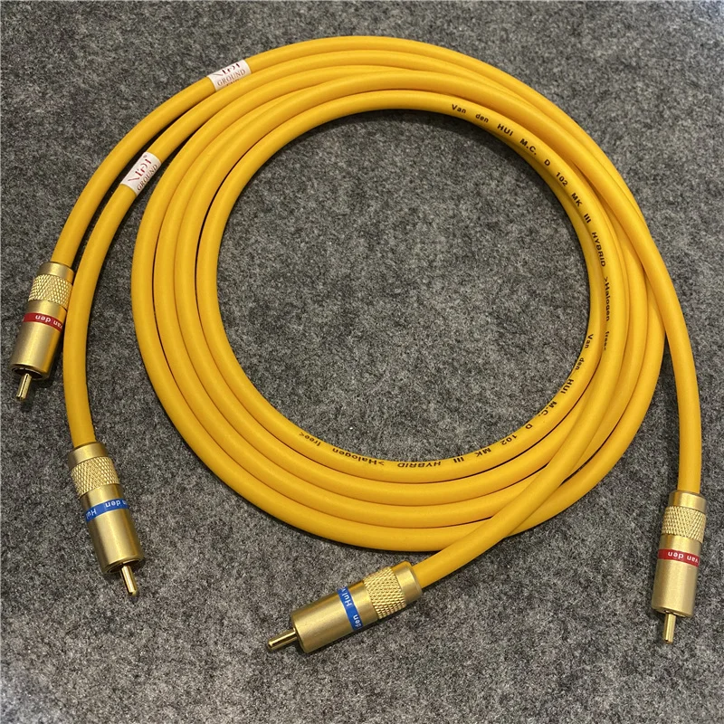 Van Den Hul D102 MKIII Hybrid RCA Audio Interconnect Cable for Hifi CD Player Amplifier Amp