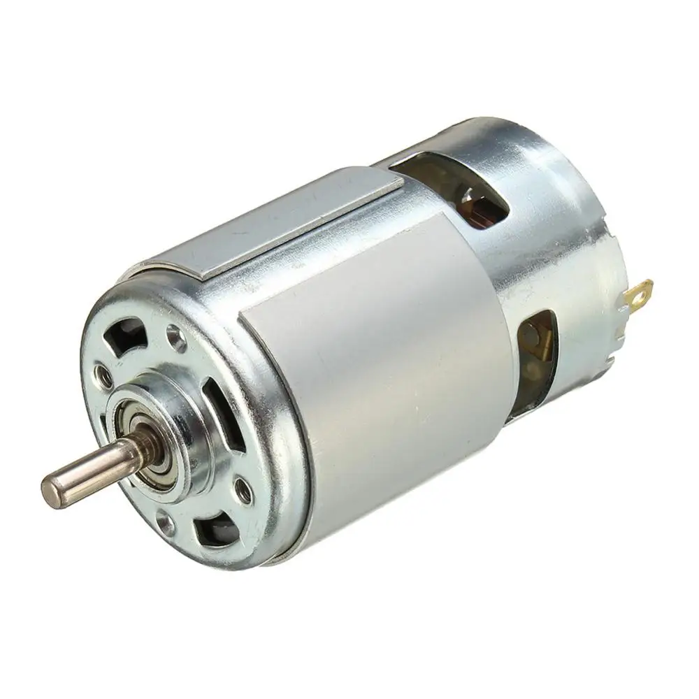 50% Hot Sales DC 12V-36V 3500-9000RPM 775 Large Torque Motor Ball Bearing Electric Machine