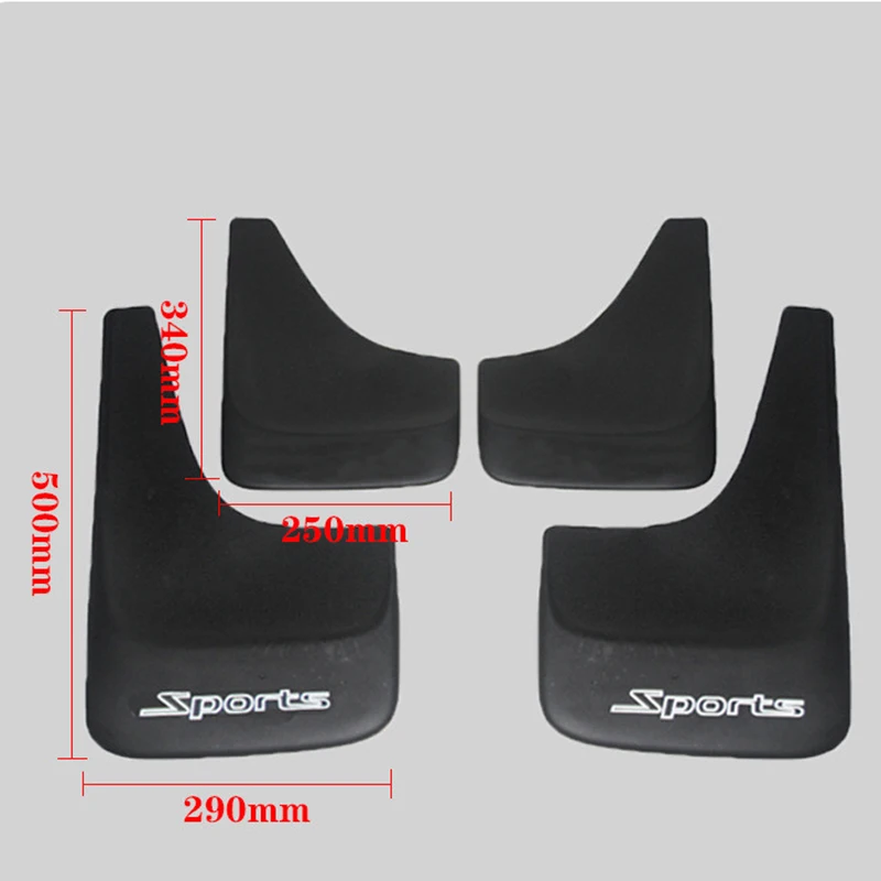 Suv piack Mudflaps Universal Mudguard Car Front Rear 4pcs/ste Mud Flap Guard Splash Mudguards Fender Car Accessories