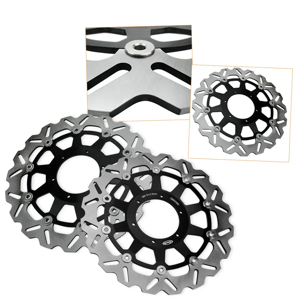 

Stainless Steel Front Brake Disc Disk Rotors for Honda CBR954RR 2002-2003 & CBR929RR 2000-2001 Pair Motorcycle Spare Parts