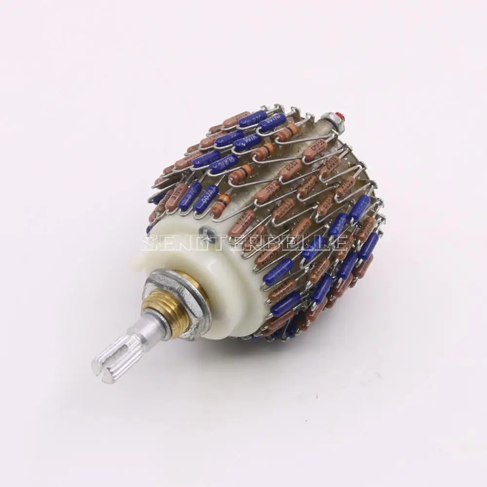 4X24 kroków czterokanałowy potencjometr głośności rezystor DALE poczwórny zrównoważony potencjometr przedwzmacniacza 10K i 50K i 100K