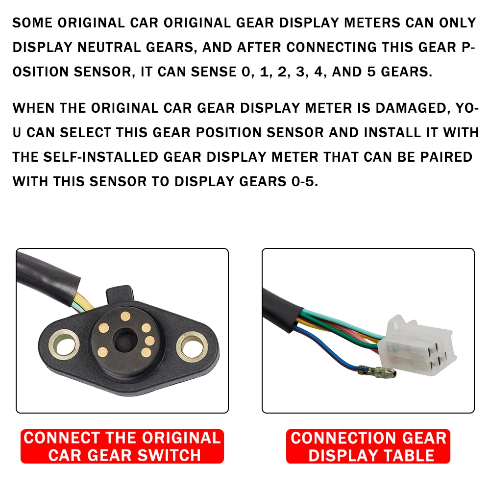 For Honda WH125 WH175 CBR190 CB190R CBF190R CBF190 CBX190 CB 190R CBF 190 Motorcycle Gear Shift Shift Position Indicator Sensor