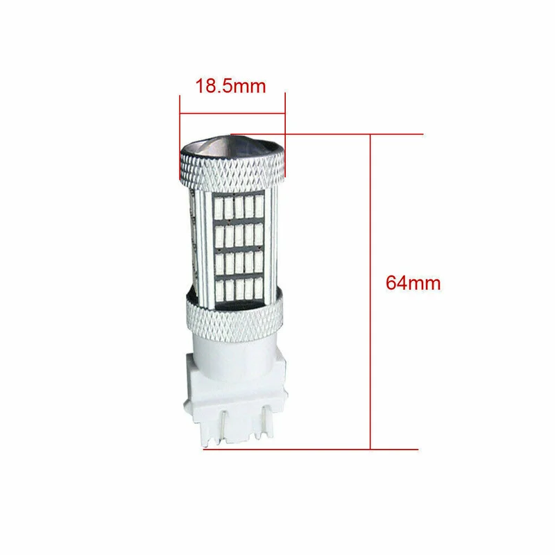 2Pcs/Set Ultra Blue 3157 3457 4157 Car Truck DRL Daytime Running Lights 92-SMD LED Bulbs Car Auto Universal Accessories - view 6
